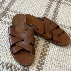 Madewell Brown Leather Sandals